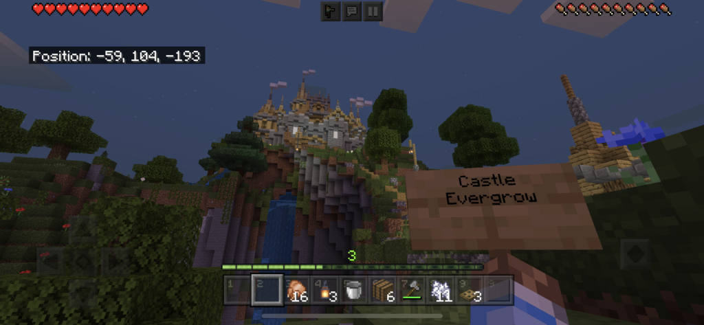 Castle Evergrow built by Mumkenneth on the Evercraft S5 Minecraft Realm