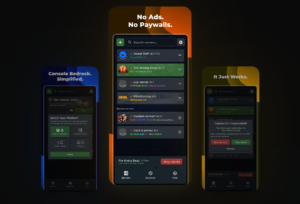 A screenshot of the Bedrock Online app, as featured on their website.