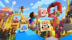Chaos Cubed Key Art from Mojang