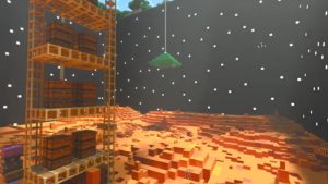 A screenshot of NavySpirit's perimeter base on the Evercraft v2 Minecraft Realm