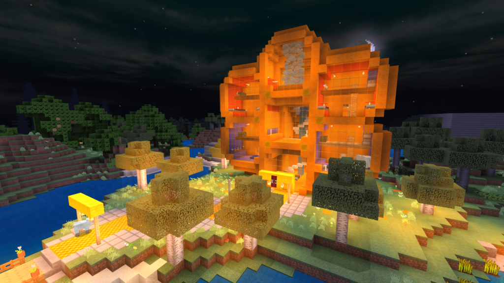 Magma's Honey Hotel on the Evercraft v2 Minecraft Realm