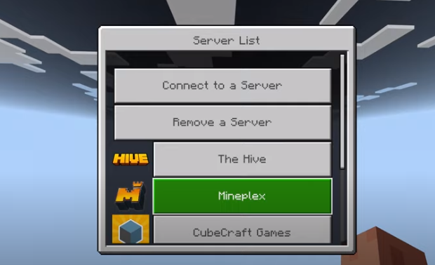 PS4 Server Screen