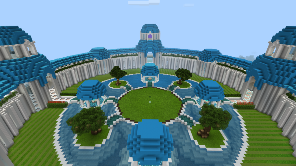 KillerKing96's palace base on the Evercraft v3 Minecraft Realm