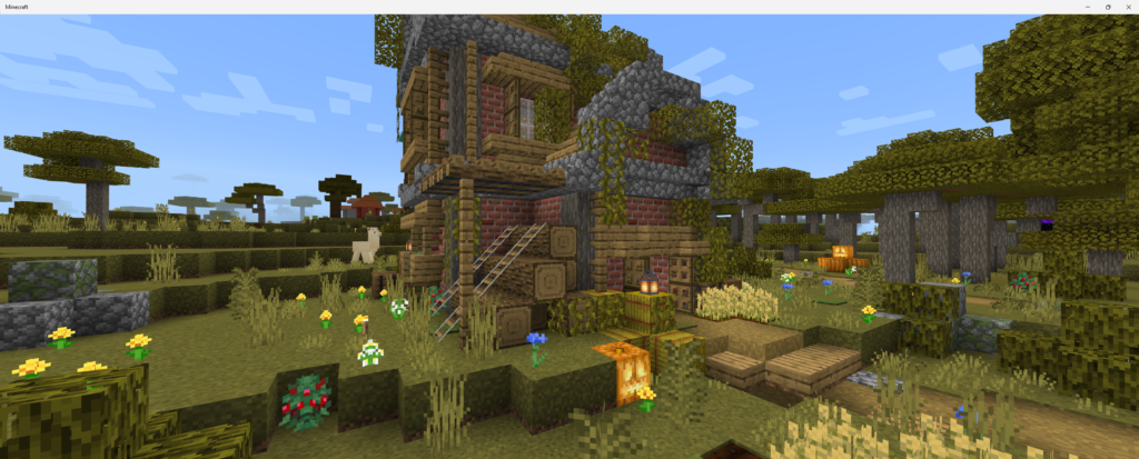 justhaley0217's starter house on the Evercraft v3 Minecraft Realm