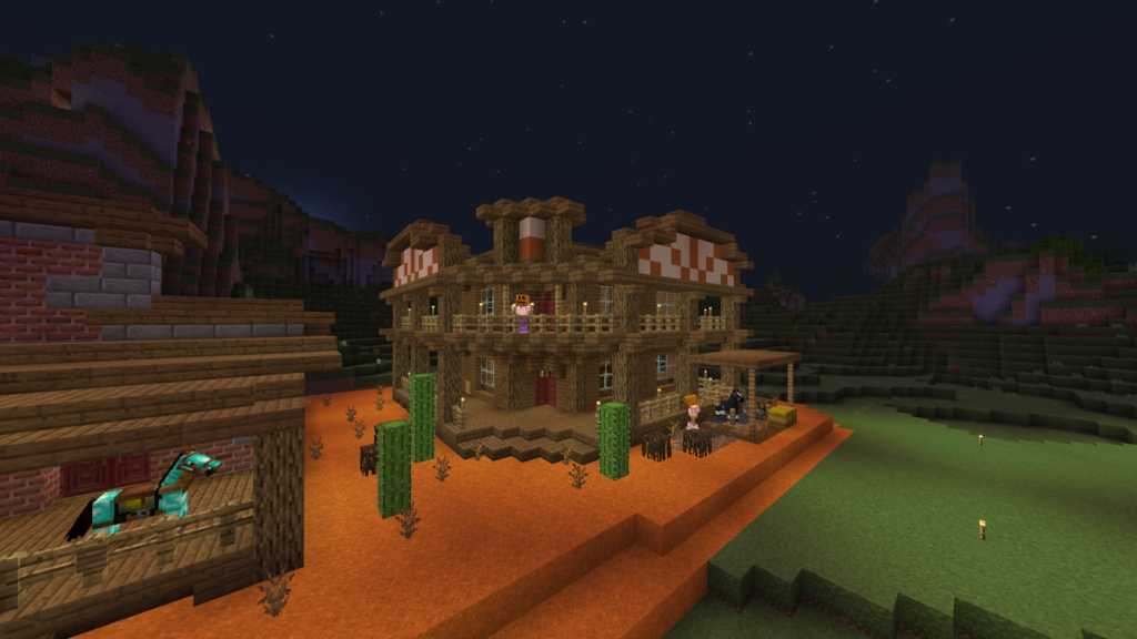 Yonder Saloon by GingeeHD123 on the Evercraft S5 Minecraft Realm