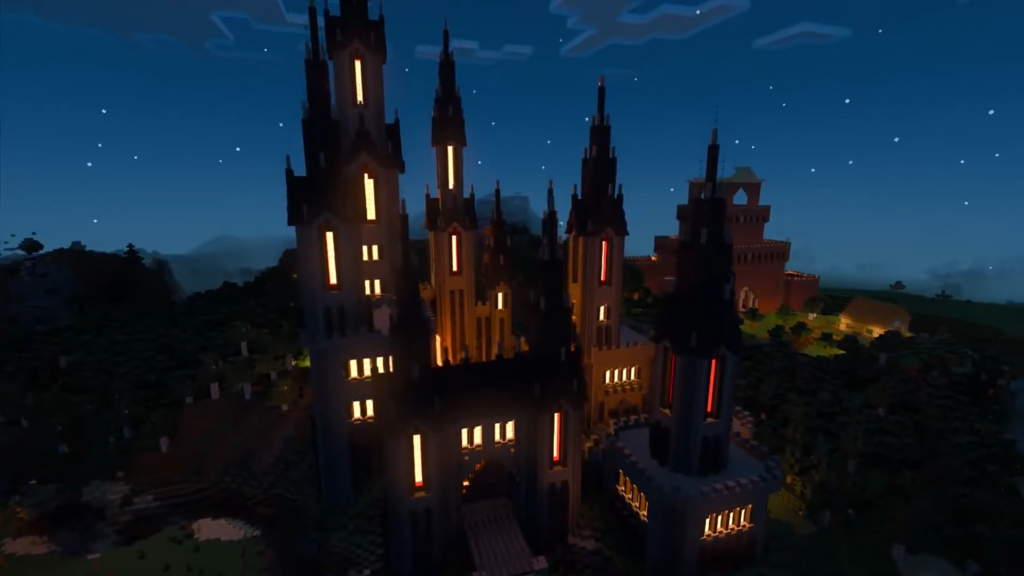 CorpiusRex's castle base on the Evercraft v3 Realm