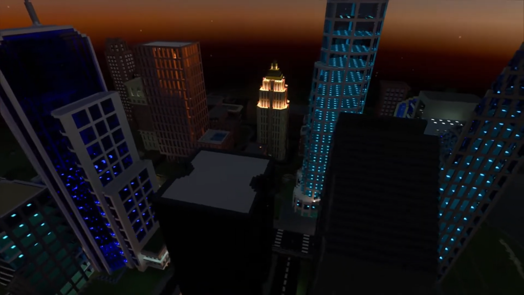 CorpiusRex's city base on the Evercraft S4 Minecraft Server
