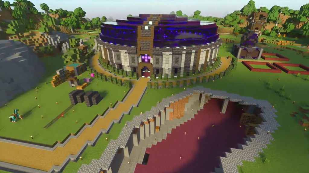 PristineFrog's base on the Evercraft S4 Minecraft server