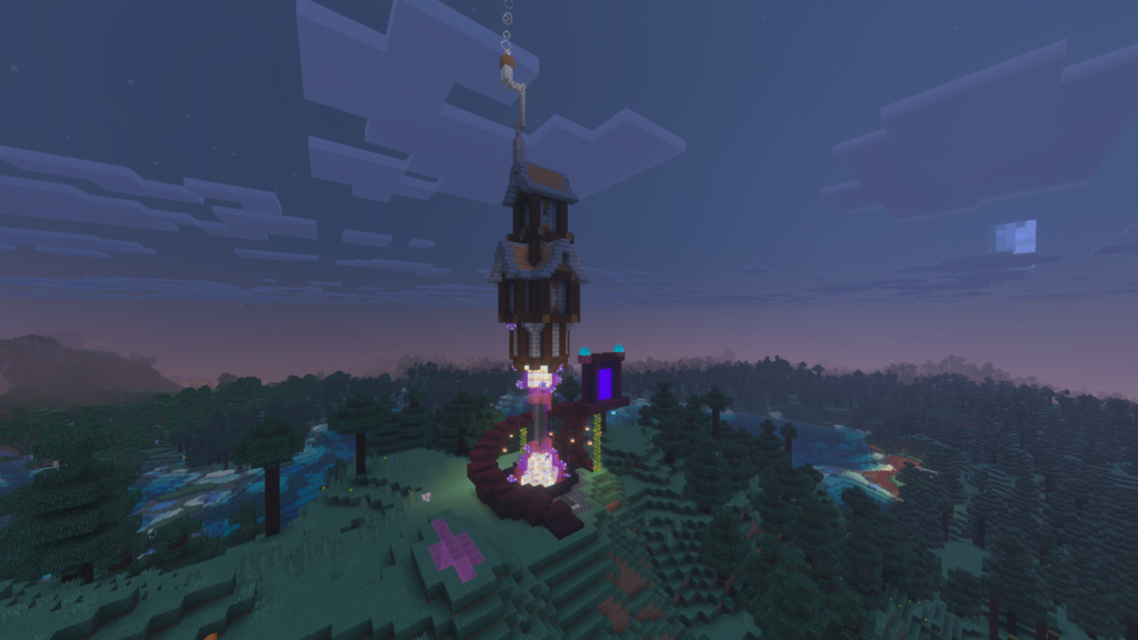 GingeeHD123's wizard tower on the Evercraft S5 Minecraft Realm